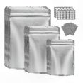 thumbnail image 1 of 50-Pack Resealable Mylar Bags with Oxygen Absorbers for Pantry Storage, 1 of 4