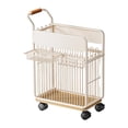 thumbnail image 2 of Estante de almacenamiento para esterillas de , soporte para equipo deportivo con ruedas, carrito multifuncional resistente, cesta para colada, 2 of 8