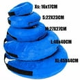 thumbnail image 7 of Dog Cones After Surgery, Protective Inflatable Dog Collar Pet Recovery Collar Soft Pet Cone for Dogs & Cats to Prevent Pets from Touching Stitches, Wounds and Rashes, Blue, 7 of 7
