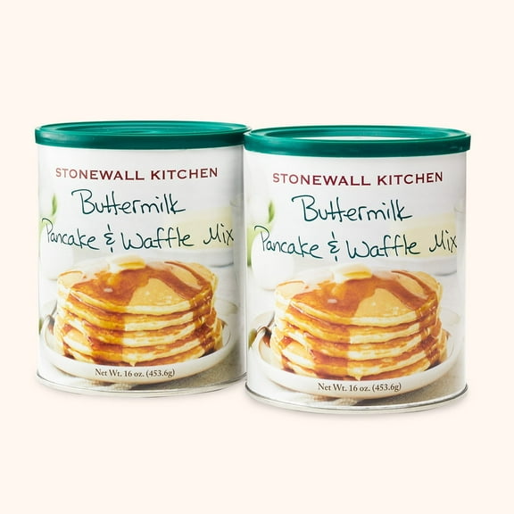(2 Pack - 16 Ounces) Stonewall Kitchen Buttermilk Pancake & Waffle Mix