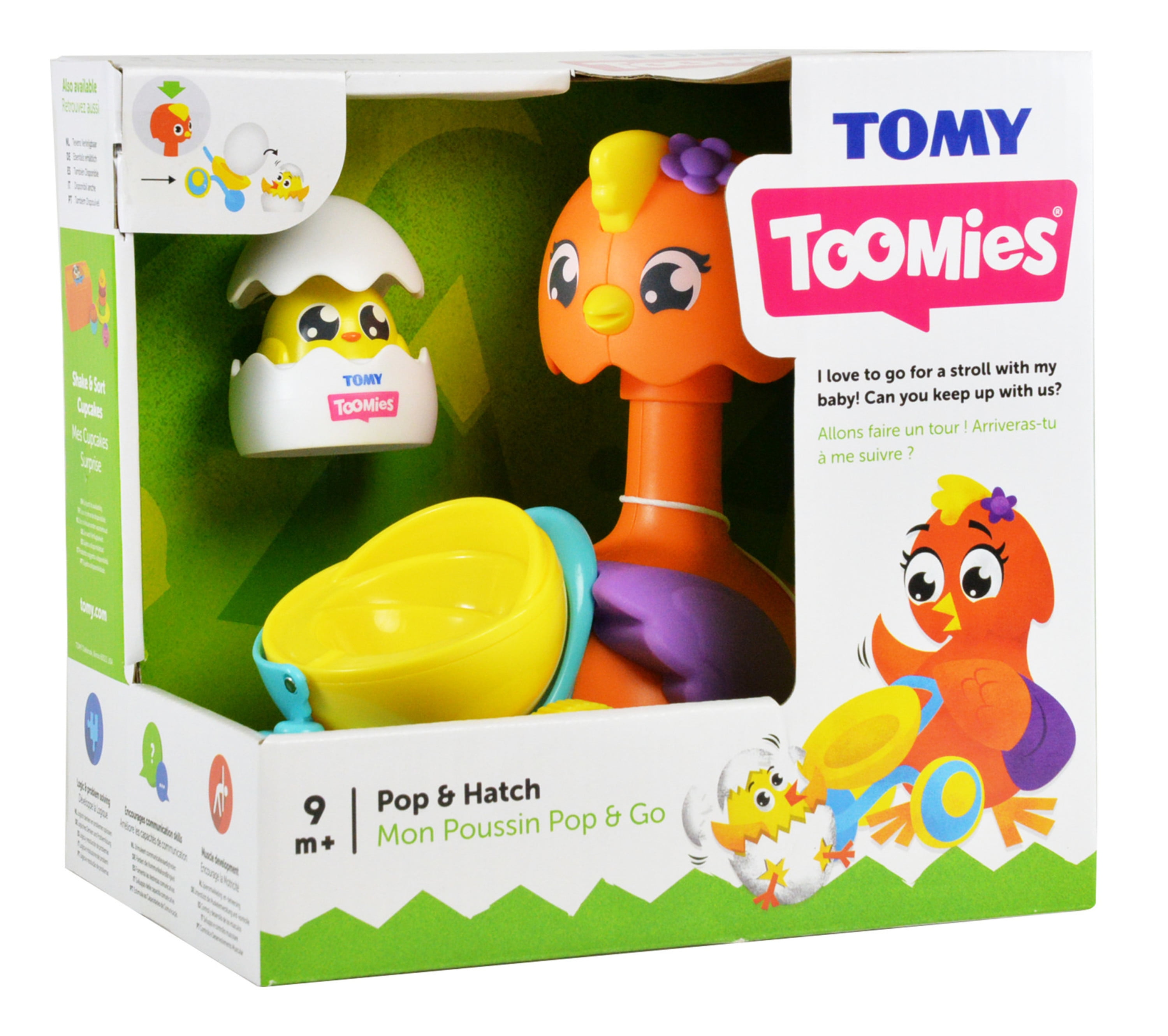 TOMY Toomies - Toupie Pop' Form Ma Soucoupe Volante E72611, Jouet d
