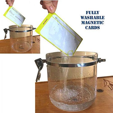 Home Kanban Board Set, Scrum Board Set, Scrum Kit, Full Kanban Board Kit with Kanban Magnets for Individual Use at Home, Office and School. Full Agile Magnetic Cards Kit, 39 Pieces Agile Kit