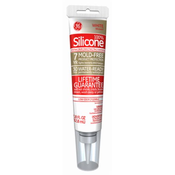 Momentive Matériau Perform GE281 2,8 oz. Calcaire pour Cuisine et Salle de Bain, Blanc