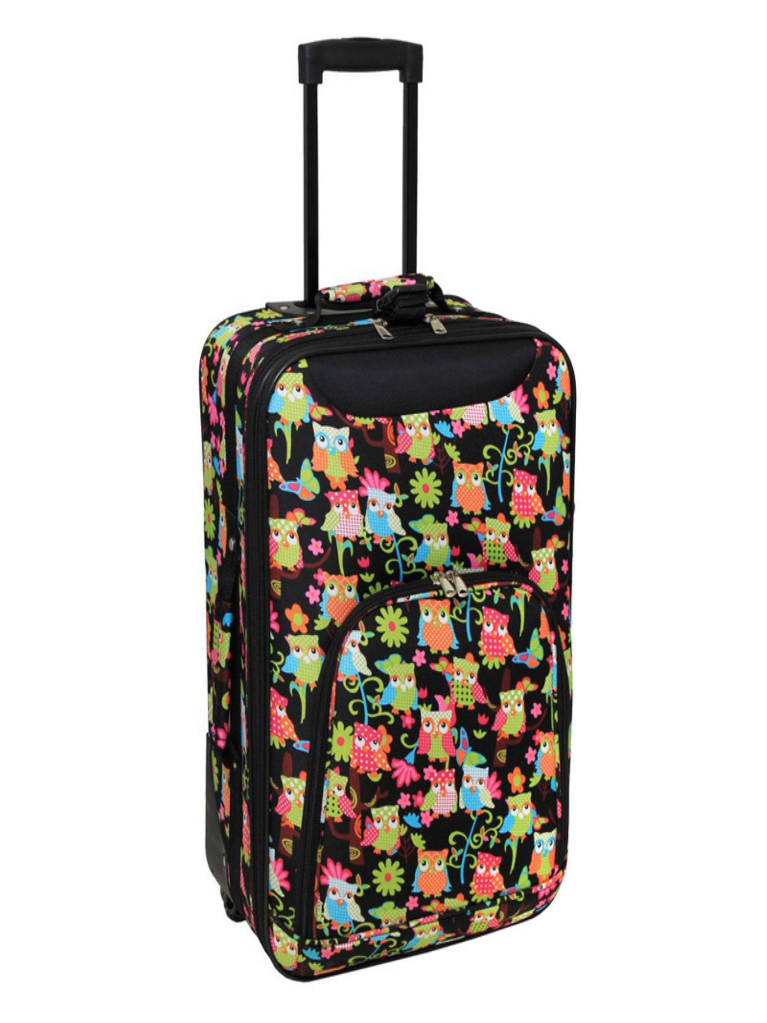 Owl 20 in. Rolling CarryOn Luggage Suitcase