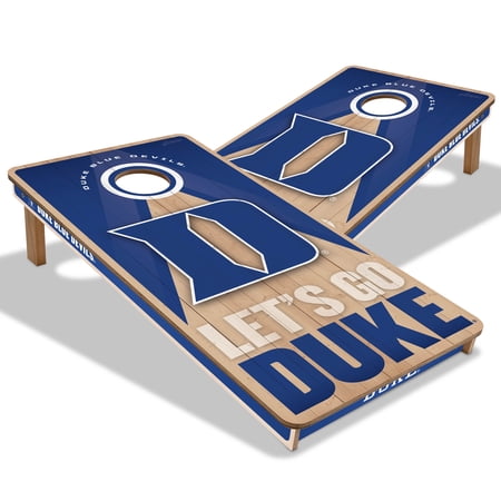 YouTheFan NCAA Duke Blue Devils 2X4 Slogan Series Cornhole NO BAGS