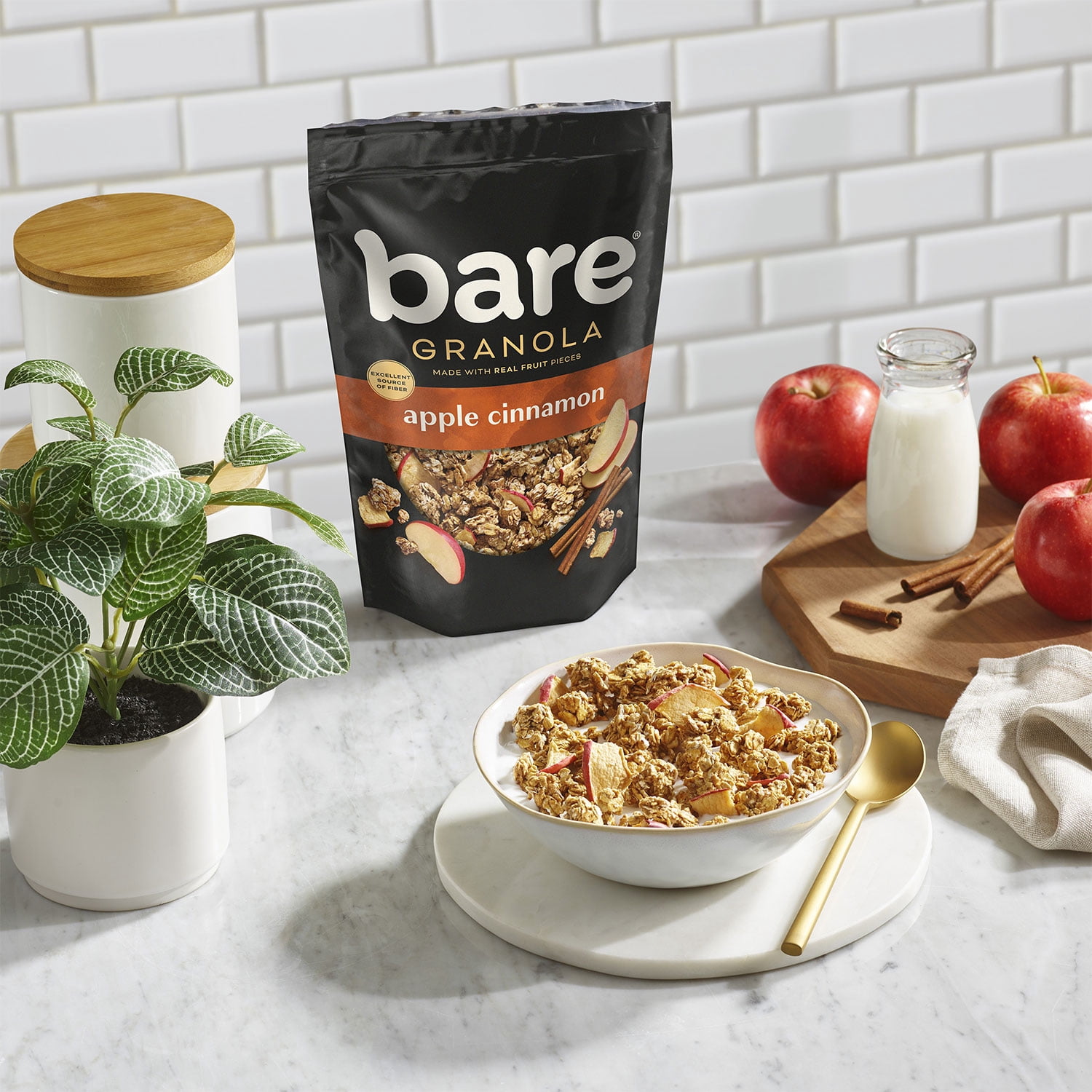 Bare Granola Apple Cinnamon Flavor, 11 oz Bag