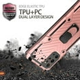 thumbnail image 3 of PBRO Case For Samsung Galaxy S20 Plus Case with Magnetic Ring Holder 360 Degree Rotating Kickstand Dual Layer Hybrid Full-Body Protect Shockproof Drop Proof Impact-Resistant Rugged for S20 Plus Pink, 3 of 7