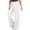 White, variant on Staron Plus Size High Waist Yoga Pants for Women Running Workout Leggings with Pockets Stretchy Loose Fit Athletic Sports Fitness Tights, White 4XL