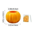 thumbnail image 3 of Pumpkin Vase with Flowers Plastic Decorative Container Festive Home Decor Halloween Thanksgiving Flower Arrangement Decor, 3 of 6