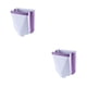 thumbnail image 2 of Ounissouiy Colgador plegable y de carga pesada para la organización del cajón Gran apertura Extra grueso No daña los muebles 10L Bearing Purple Púrpura S 2piezas, 2 of 4