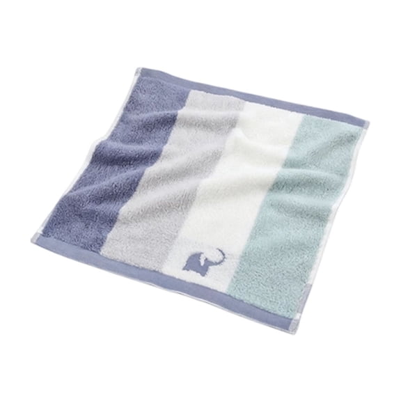 Huzdenx Striped Cotton Hand Towel, Soft Highly Absorbent Durable Reusable Towel, Daily Household Towel for Bathroom & Kitchen, Multiple Colors Available