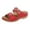Red, variant on Women Sandals Clearance 2023! Pejock Women's Platform Wedge Sandals with Arch Support Solid Color Comfortable Hollow Out Wedge Flowers Sandals Casual Slippers Summer Athletic Outdoor Beach Sandals