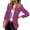 Hot Pink, variant on Vedolay Tops Women's Lapel Neck Long Sleeve Blazer Button Front Fashion Jacket,Coffee 3XL