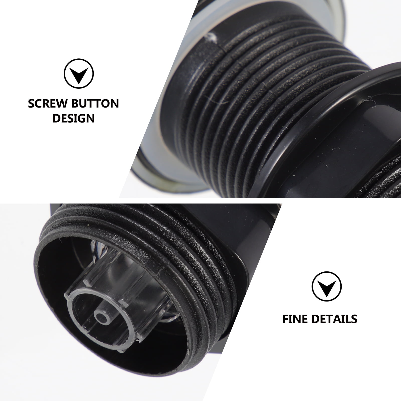 SWETRACE 4 Sets eelf Waste Disposal Replacement Air Switch for Home Improvement Appliance Kitchen Bathrooms