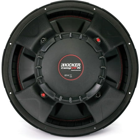 Kicker 43CVR154 Comp VR Series 15" 1000W Peak Power Handling 4 Ohm, Dual Voice Coil Component Car Subwoofer