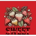 thumbnail image 4 of Sweet Strawberries Youth Red Crew Neck Short Sleeve Tee-Medium, 4 of 4