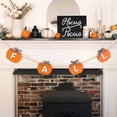 thumbnail image 2 of Dalrosia Pumpkin Garland Fall Decorations for Home-Thanksgiving Farmhouse Pumpkins Wood Bead Garland Banner for Fireplace Mantel Walls, 2 of 6