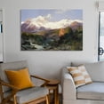 thumbnail image 6 of The Teton Range By Thomas Moran Art Prints Paintings Canvas Poster Picture Print Wall Art Poster Painting Canvas Posters Artworks Gift Room Aesthetic 24x36inch(60x90cm), 6 of 6
