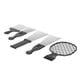thumbnail image 4 of Juego de 5 peines de acero inoxidable para peinado afroafricano., 4 of 14