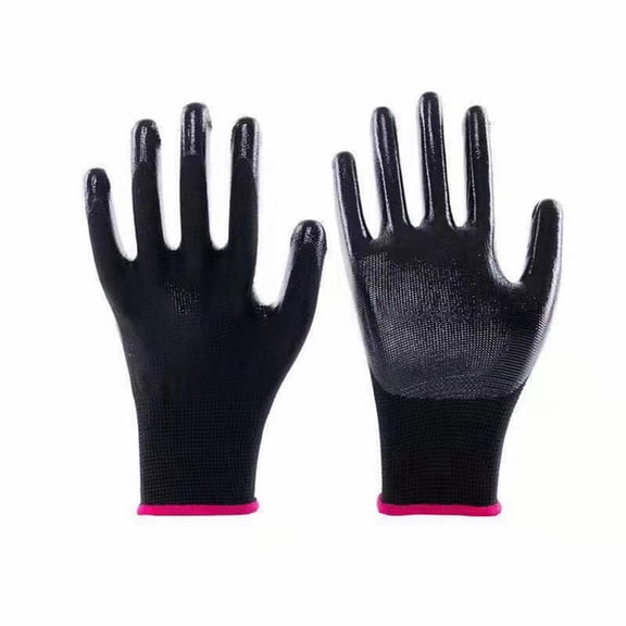PREMIUM NITRILE COATED Nylon Work Gloves Builders Gardening Grip