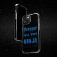 thumbnail image 6 of DistinctInk Clear Hybrid Case for Apple iPhone 15 Plus (6.7" Screen) - Parkour Because Super Skilled Ninja Not Actual - Shockproof Protection, 6 of 9