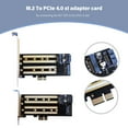 thumbnail image 2 of WINDLAND Add On Cards NVMe M.2 SSD To PCIe 4.0 X1 M.2 SSD Adapter With Bracket Adapter, 2 of 8