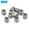 thumbnail image 3 of Unique Bargains Adaptateurs de Filetage Manchon Réducteur Écrou M8 * 1,25 Mâle à M6 * 1 Femelle Réparation Insert Vis Réducteur 8mm 10 Pcs, 3 of 6
