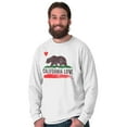 thumbnail image 5 of Flag Long Sleeve Tees Shirts T-Shirts CA Love Bear California Vacation Souvenir, 5 of 6