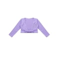 thumbnail image 7 of renvena Girls Kids Classic Long Sleeve Front Knot Cotton Wrap Top Ballet Dance Cardigan, 7 of 7