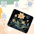 thumbnail image 3 of Starry Plants Gaming Mouse Pad, Desk Mat, Square 8.3x9.8 Inch Non-Slip Rubber Bottom Printed for Office and Gaming, 3 of 6