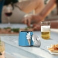 thumbnail image 5 of Yayeee Ashtray with Lid for Cigarette Smokeless Stainless Steel Home Ash Holder, Ice Cream Cat, 5 of 7