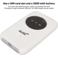 thumbnail image 5 of 4G LTE WiFi Modem, Unlocked 5G WiFi Mobile Hotspot WiFi Router with SIM Card Slot and Micro USB 300Mbps High Speed Portable Travel Hotspot for Travel., 5 of 5