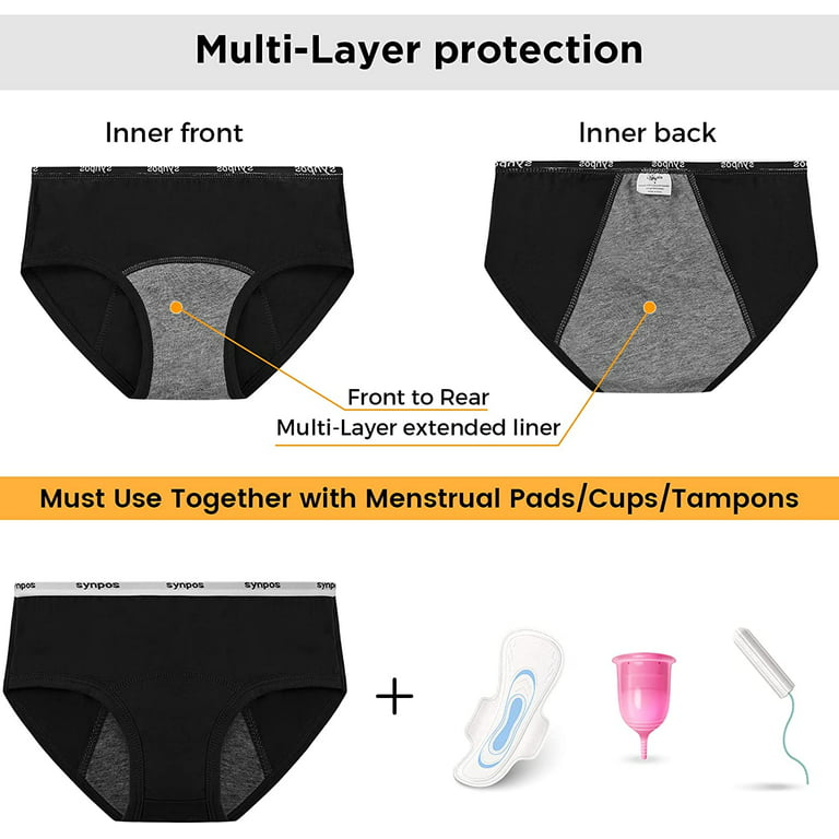 1st Period Starter Kit- Menstrual Cup, Period Panties & Organic