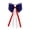 A 1Pcs, variant on HOARBOEG 1Pcs Patriotic Hair Bows Set of 7 – USA Flag Print Scrunchies & Independence Day Hair Ties in Red, White, and Blue – 4th of July Hair Accessories for Women