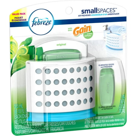 Febreze® SmallSpaces™ Original with Gain Scent Air Freshener Kit 2 ... Febreze® SmallSpaces™ Original with Gain Scent Air Freshener Kit 2 ...