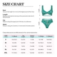 thumbnail image 6 of Wukai Sushi (3) Women's Bikini Set Two Piece,wimsuit High Waisted V Neck Twist Front Adjustable Spaghetti Straps Bathing Suit-, 6 of 7