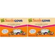 2 Pack | Sazon Goya Coriander and Annatto Seasoning Packets, 6.33 oz