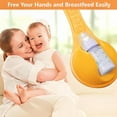 thumbnail image 6 of Baby Bottle Holder Hands Free Anti-Shedding Anti-Slip Soft Silicone Orange, 6 of 12