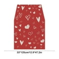 thumbnail image 3 of FYTPOV Red Table Runner, Valentines Day Decorations, Hearts Pattern Table Runner for Wedding Party, Christmas Runner for Table Home Decor, 13x47 inch, 3 of 5