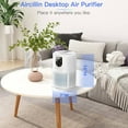 thumbnail image 2 of Aircillin AP0801 Air Purifier with Fragrance Sponge, HEPA H13 Filter, 398 Sq ft, White, 2 of 8