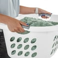 thumbnail image 5 of Sterilite 1.25 Bushel Hiphold Laundry Basket- White (Available in Case of 6 or Single Unit), 5 of 7