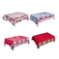 thumbnail image 3 of HUUXIW Decorative Christmas Tablecloths Cartoon Xmas Home Party Decorations Festival Table Cover, 3 of 10