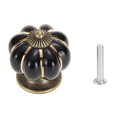 thumbnail image 5 of Perillas de puerta de cerámica de calabaza Vintage, armario, cajón, armario, cocina, puertas, muebles, tirador para puerta, 5 of 5