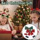thumbnail image 4 of 2 Pcs Christmas Hair Clips, Glitter Christmas Hair Bows Cute Barrettes Hairpins, 4 of 5