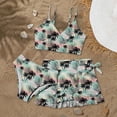 thumbnail image 2 of Hessimy Girls Rash Guard Swimsuit Set Bathing Suit Two Piece,Rash Guard Set,Protective Wear(Black,12-13 Years), 2 of 4