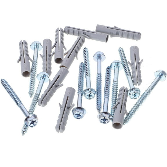 Luxshiny 10Sets Sturdy TV Bracket Bolts and Wall Anchors for TV Mounting