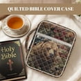 thumbnail image 7 of FOR U DESIGNS Bear Leaf American Flag Pattern Bible Cover Case Quilted Bible Carrying Case Washable Bible Organizer Cases Carrying Organizer Bag for Bible Study/Daily Use,, 7 of 7