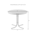 thumbnail image 2 of Crosley Furniture Table d'Appoint Rétro en Métal Résistant aux Intempéries pour Patio, Terrasse, Véranda, Fini Lustré Corail Griffith, 2 of 8