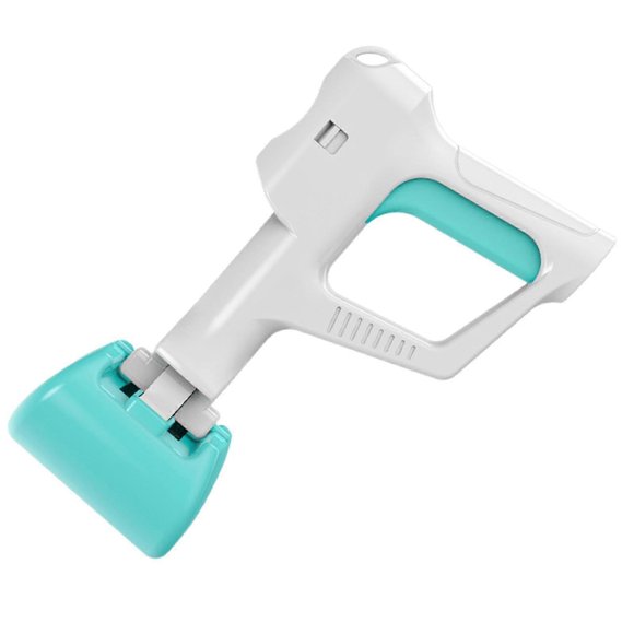 Dog Poop Scooper, Pet Poop Cleaner, Poop Bag Dispenser, Lightweight Poop Pickup Scooper for Travel in Park, Outdoors, Green