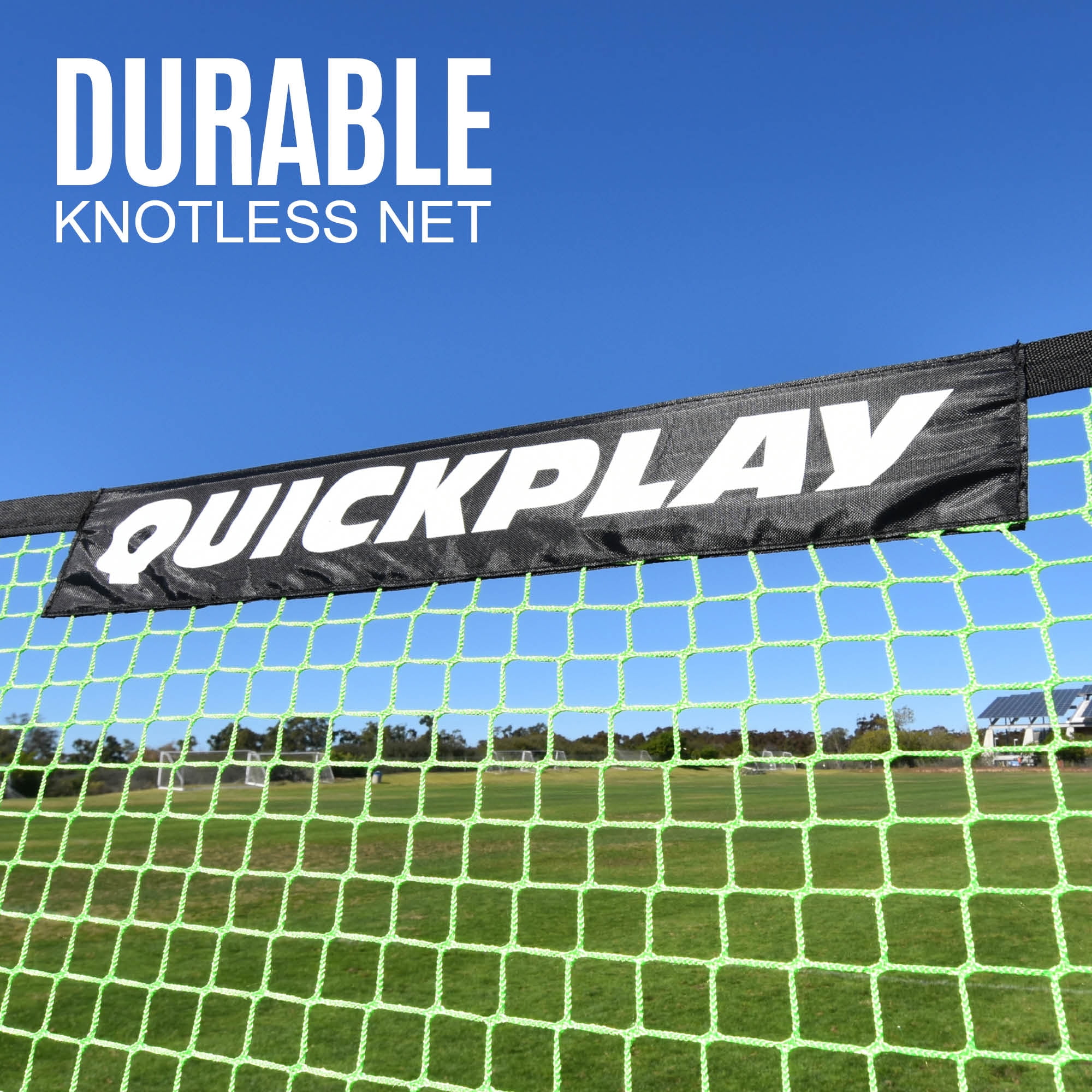 QUICKPLAY USA Soccer & Football Rebounder Net, Black